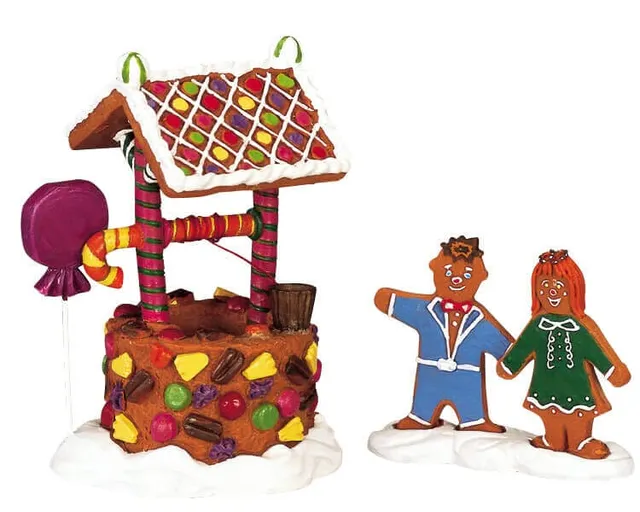 lemax-wishing-well-of-delights-sugar-n-spice-puits-souhaits-miniature image 1