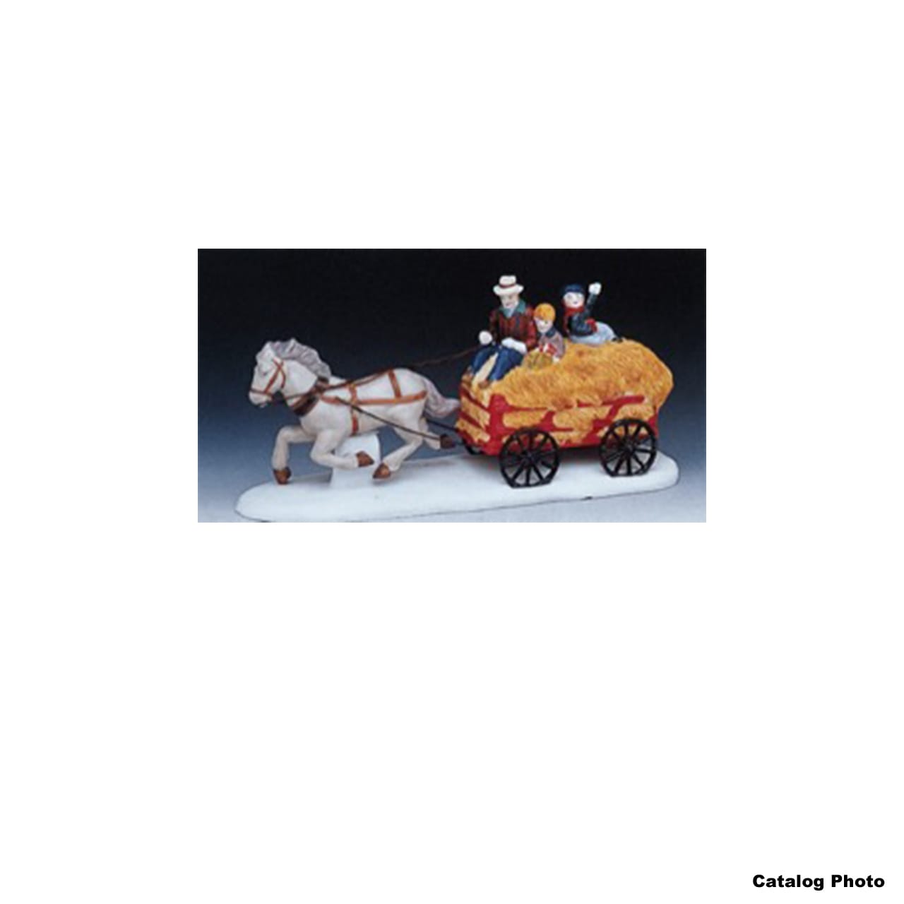 lemax-hay-carriage-ride-figurine-balade-en-charrette image 1