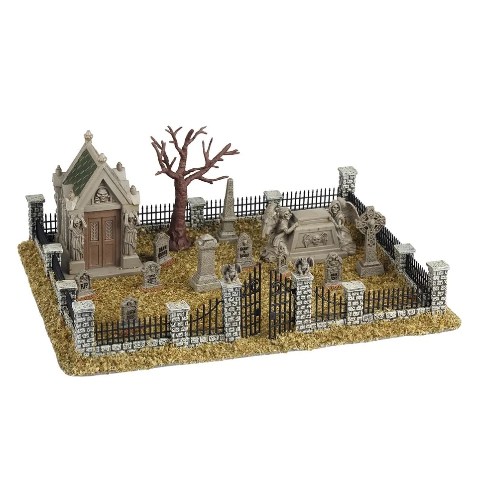 lemax-haunted-souls-graveyard-cimeti-re-miniature-spooky-town image 1