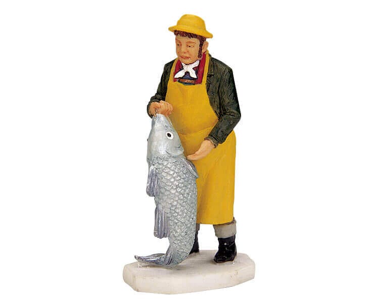 lemax-fisherman-figurine-p-cheur-miniature image 1