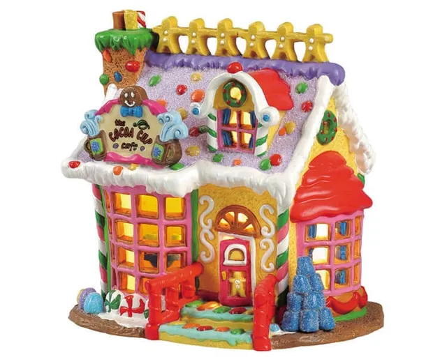 lemax-the-cocoa-cup-cafe-b-timent-miniature-village-de-no-l-sugar-n-spice image 1