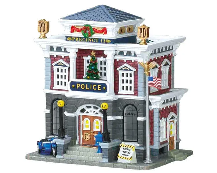 lemax-police-precinct-13-b-timent-miniature-lumineux image 1