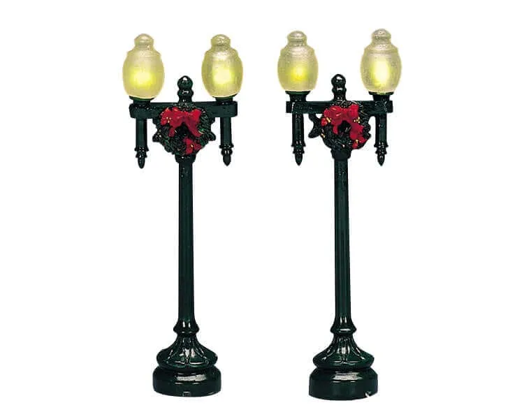 lemax-globe-street-lamp-lampadaire-miniature-village-de-no-l image 1