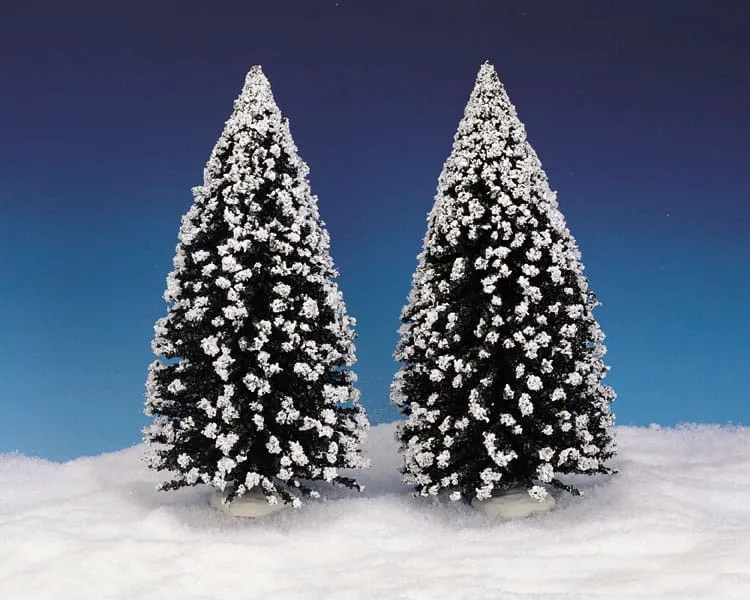 lemax-evergreen-tree-pack-2-extra-large-lot-sapins-miniatures image 1