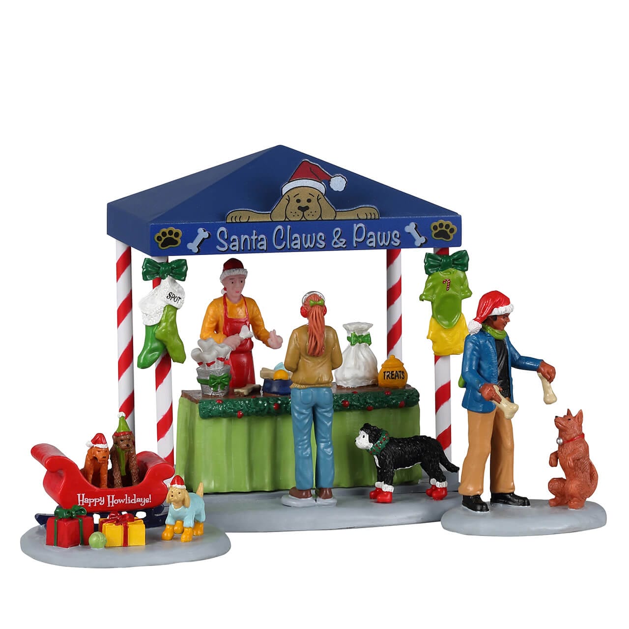 lemax-santa-claws-paws-boutique-miniature-caddington image 1
