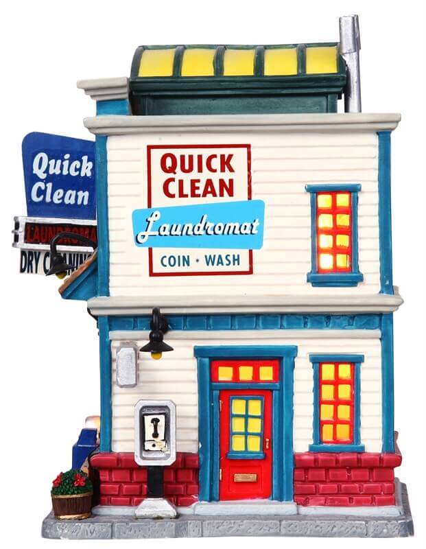 lemax-quick-clean-laundromat-b-timent-miniature-lumineux image 2
