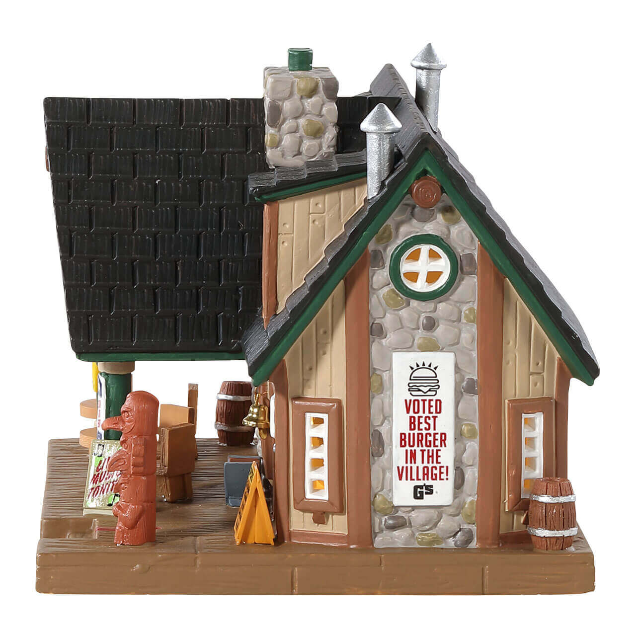 lemax-gerry-s-hamburger-joint-b-timent-miniature-restaurant image 2