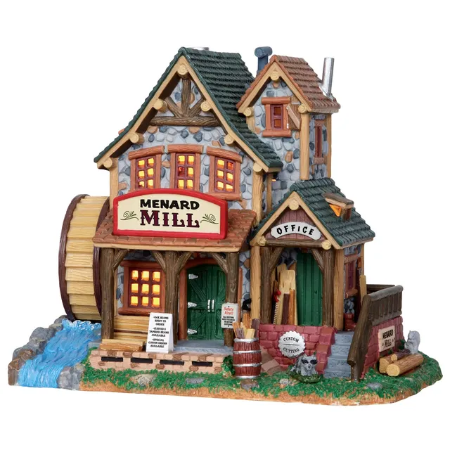 lemax-menard-mill-moulin-miniature-lumineux-village image 1