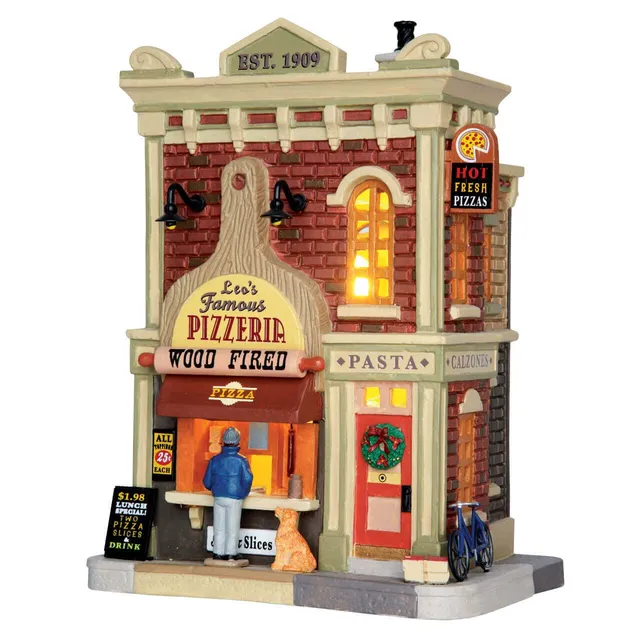lemax-leo-s-famous-pizzeria-b-timent-miniature-pizzeria image 1