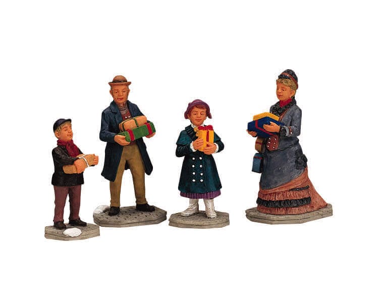 lemax-shopping-family-figurine-village-de-no-l-famille-en-courses image 2