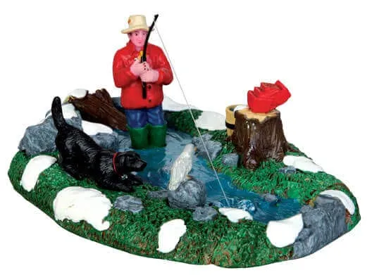lemax-stream-fishing-set-of-3-p-cheurs-ruisseau-miniatures image 1