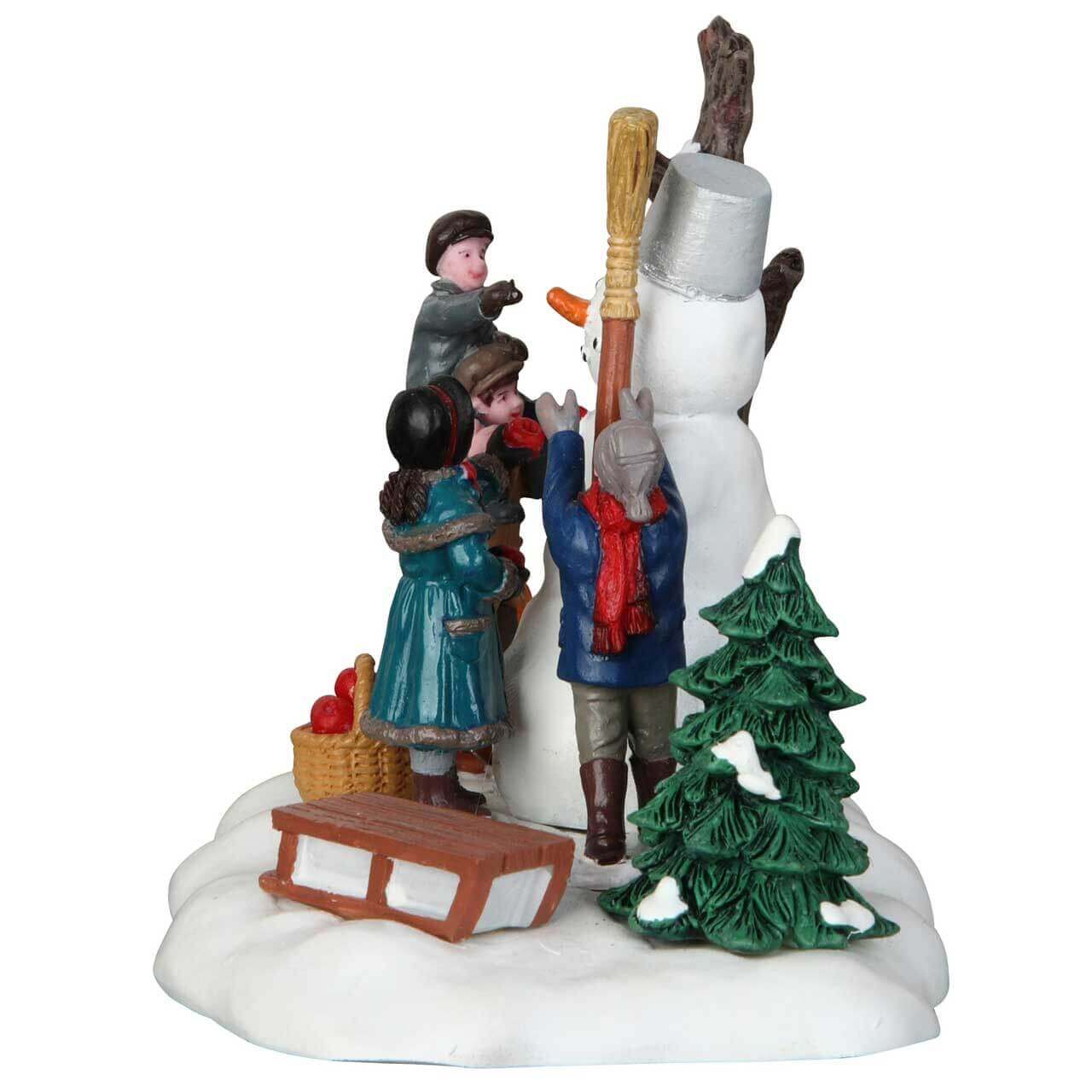 lemax-victorian-snowman-miniature-bonhomme-de-neige-de-collection image 3