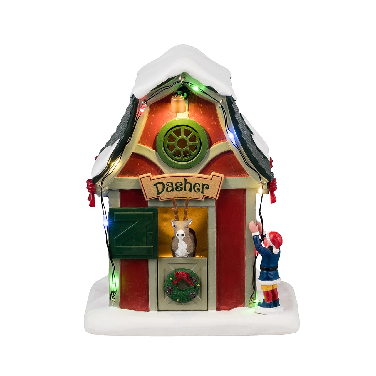 lemax-dasher-s-den-table-de-renne-lumineuse-santa-s-wonderland image 5