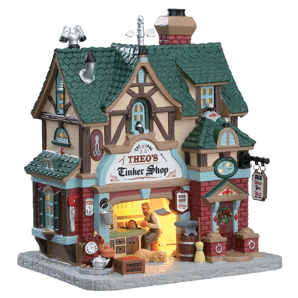 lemax-theo-s-tinker-shop-boutique-atelier-miniature image 1
