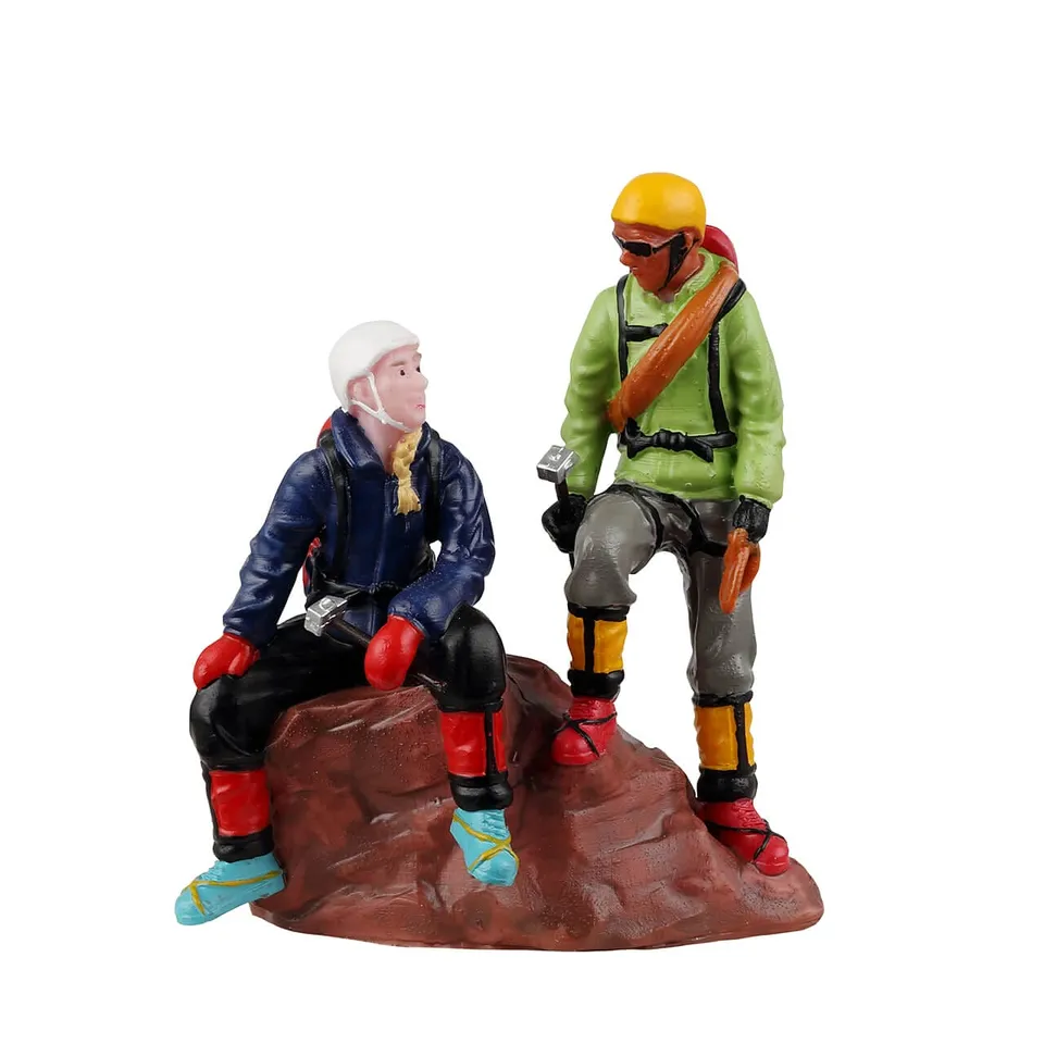 lemax-mountain-climbers-vail-village-figurine-alpinistes-miniature image 1