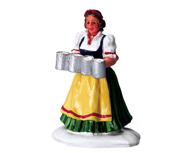 lemax-barmaid-figurine-serveuse-pour-village-miniature image 1