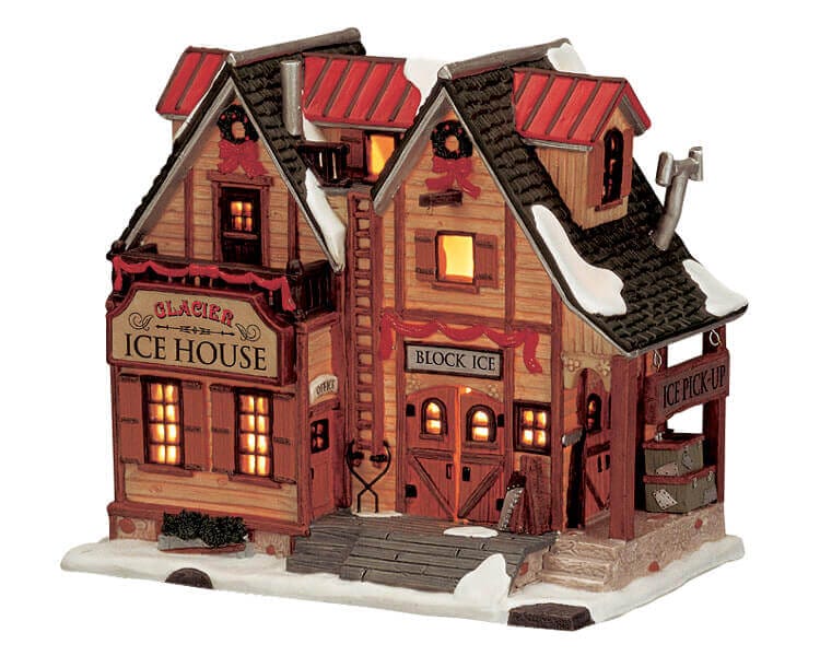 lemax-glacier-ice-house-maison-de-glace-village-hiver image 1