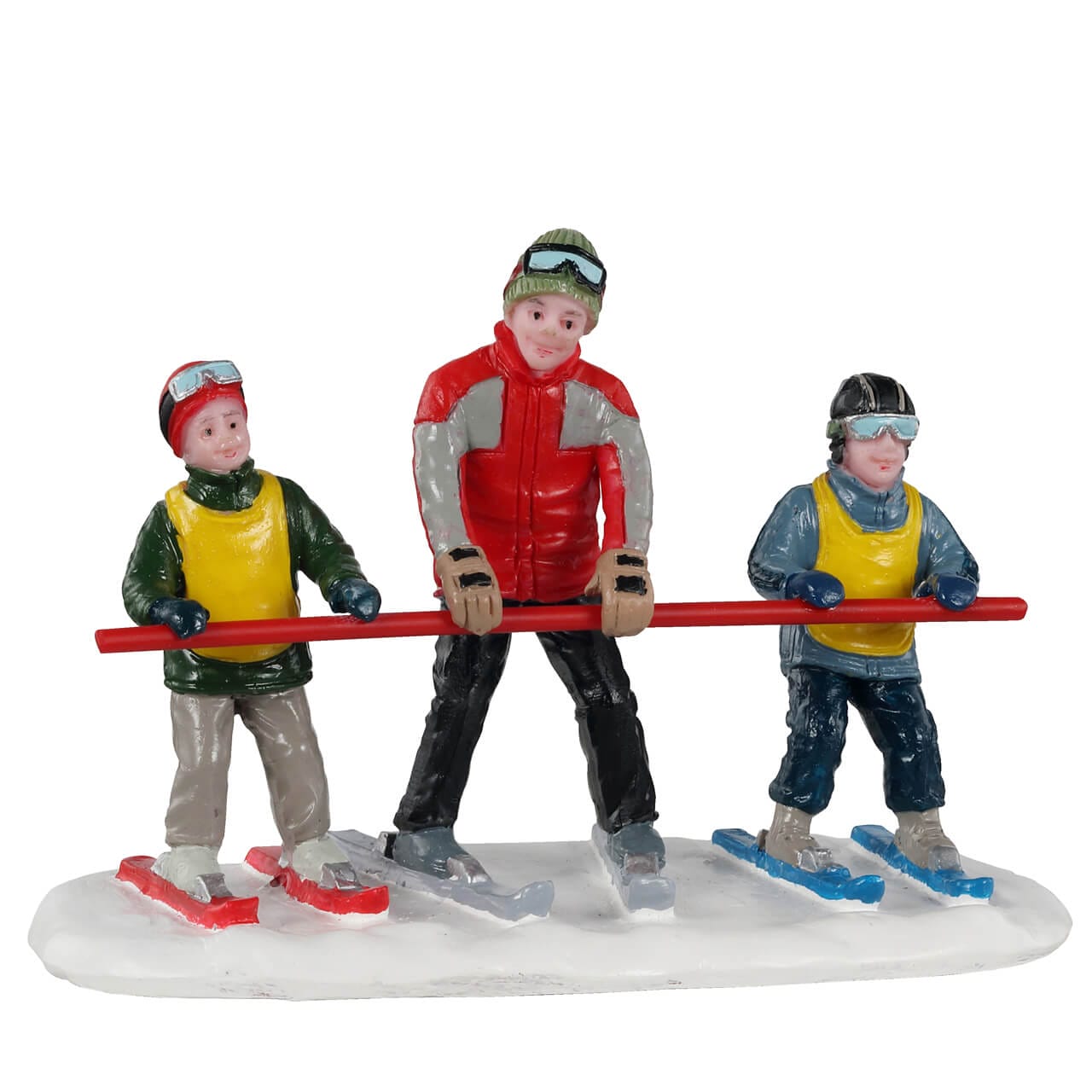 lemax-bunny-slope-beginners-figurine-ski-d-butants-vail-village image 2