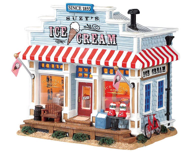 lemax-suzy-s-ice-cream-shop-boutique-miniature-glacier image 1