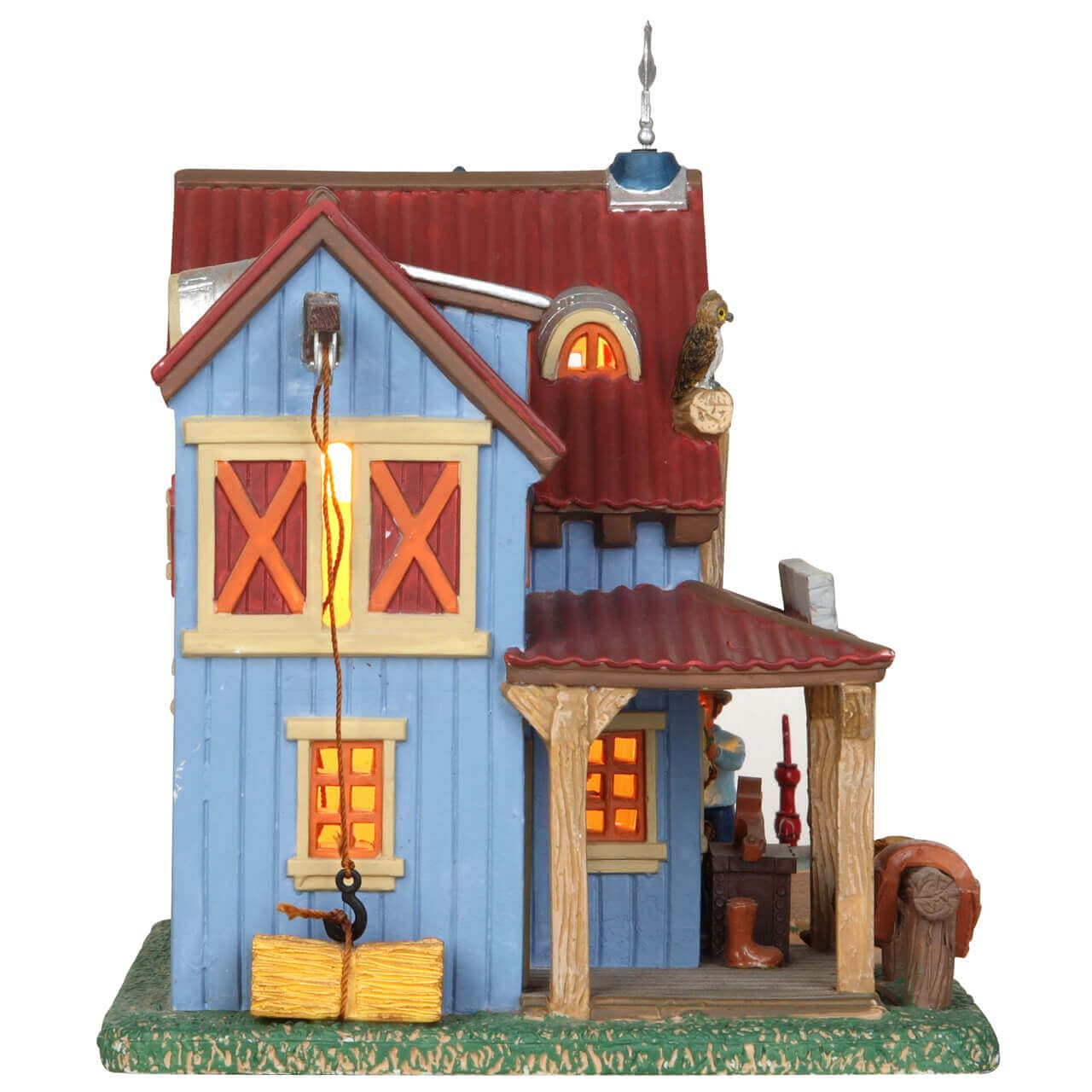 lemax-sunset-mt-horseback-tours-figurine-miniature-randonn-e-questre image 2
