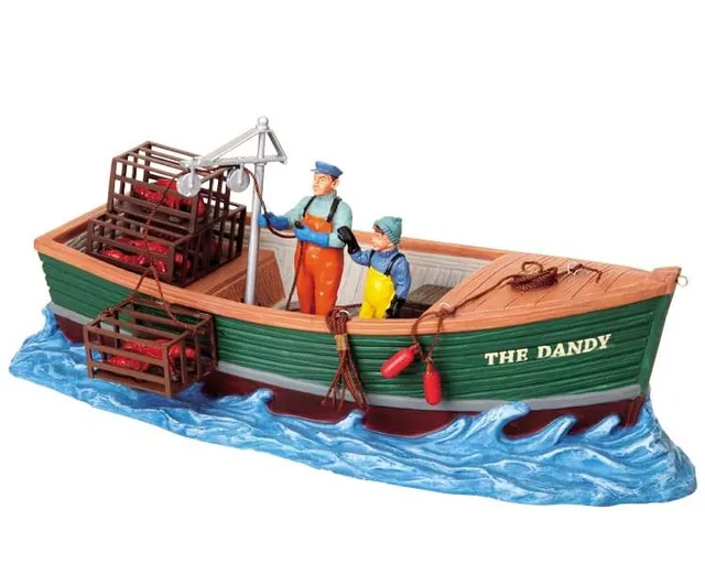lemax-lobster-fishing-figurine-miniature-p-che-au-homard image 1