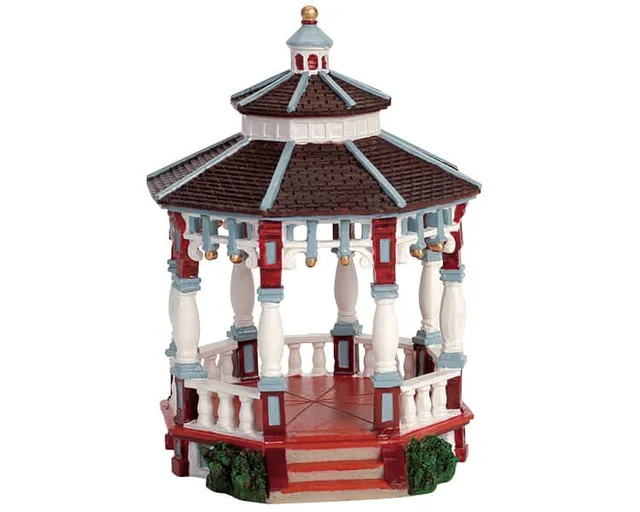 lemax-village-park-gazebo-kiosque-miniature-de-parc image 1
