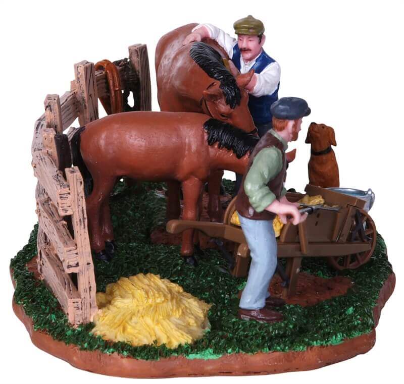 lemax-stable-chores-figurine-curie-village-miniature image 4