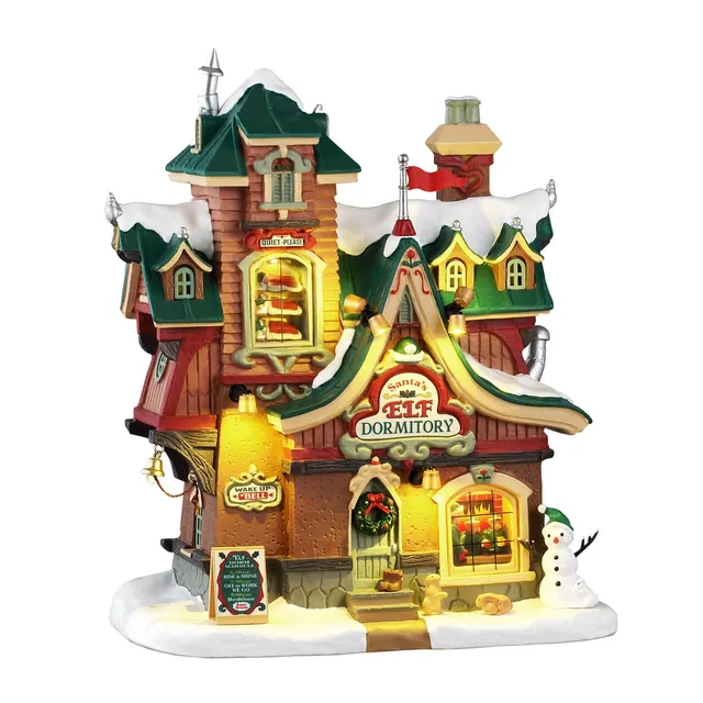 lemax-santa-s-elf-dormitory-b-timent-miniature-lumineux-santa-s-wonderland image 1