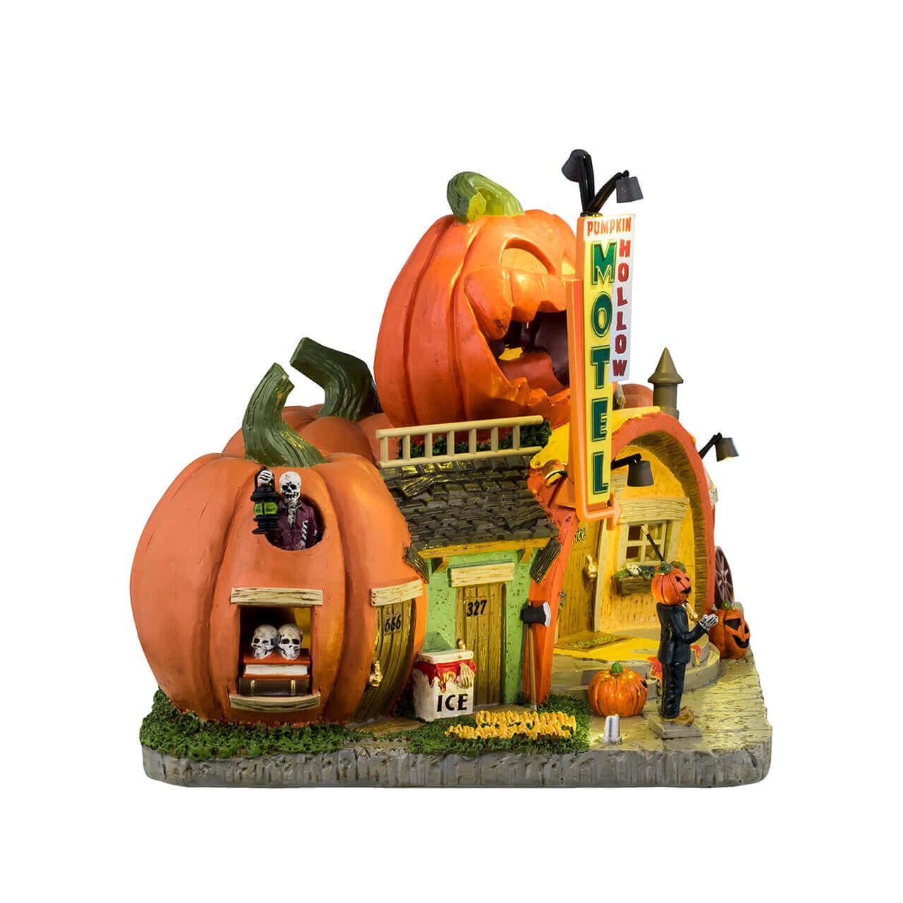 lemax-pumpkin-hollow-motel-motel-hant-spooky-town image 2
