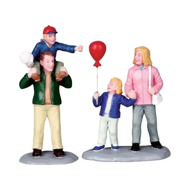 lemax-at-the-carnival-set-of-2-figurines-f-te-foraine-pour-village-miniature image 1