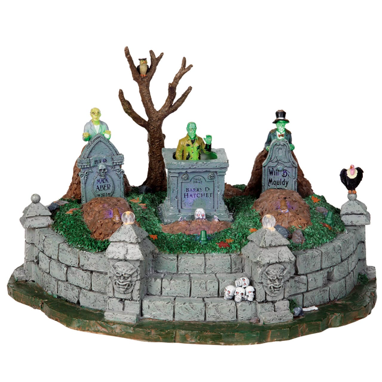lemax-dead-are-rising-sc-ne-de-cimeti-re-hant-spooky-town image 1