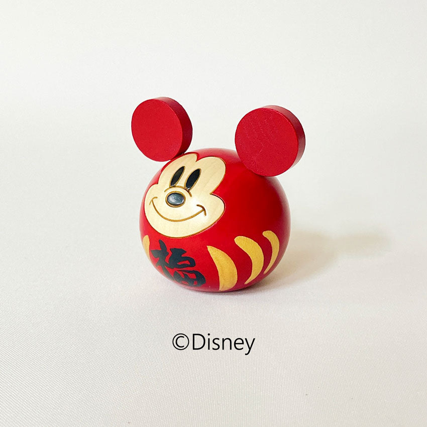 usaburo-kokeshi-mickey-daruma-figurine-daruma-disney-en-bois image 3
