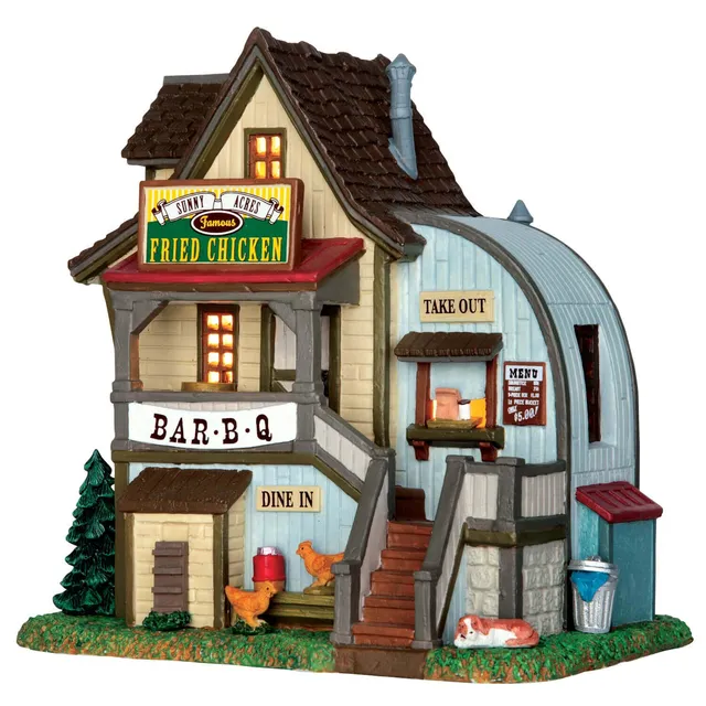 lemax-sunny-acres-famous-fried-chicken-restaurant-miniature-village image 1