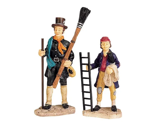 lemax-chimney-sweep-team-figurines-ramoneurs-miniatures image 1