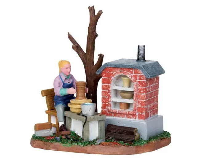 lemax-ceramic-art-figurine-atelier-c-ramique-village-miniature image 1