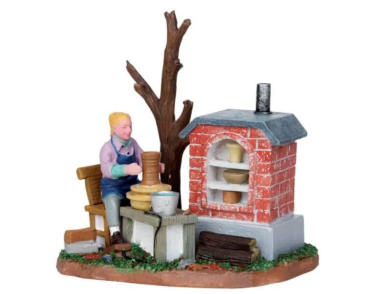 lemax-ceramic-art-figurine-atelier-c-ramique-village-miniature image 1