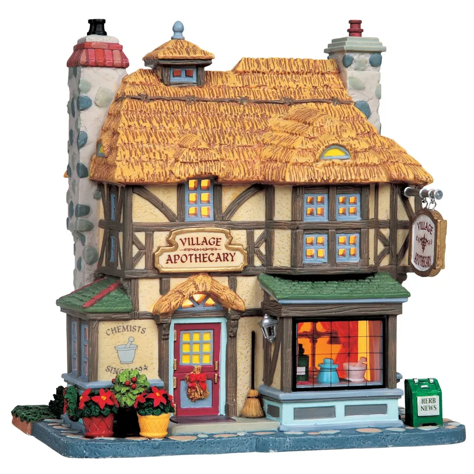 lemax-village-apothecary-b-timent-miniature-apothicaire image 1