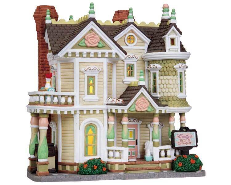 lemax-emily-s-bed-breakfast-maison-miniature-de-village image 1