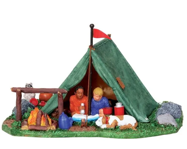 lemax-backyard-camping-figurine-miniature-de-collection image 1