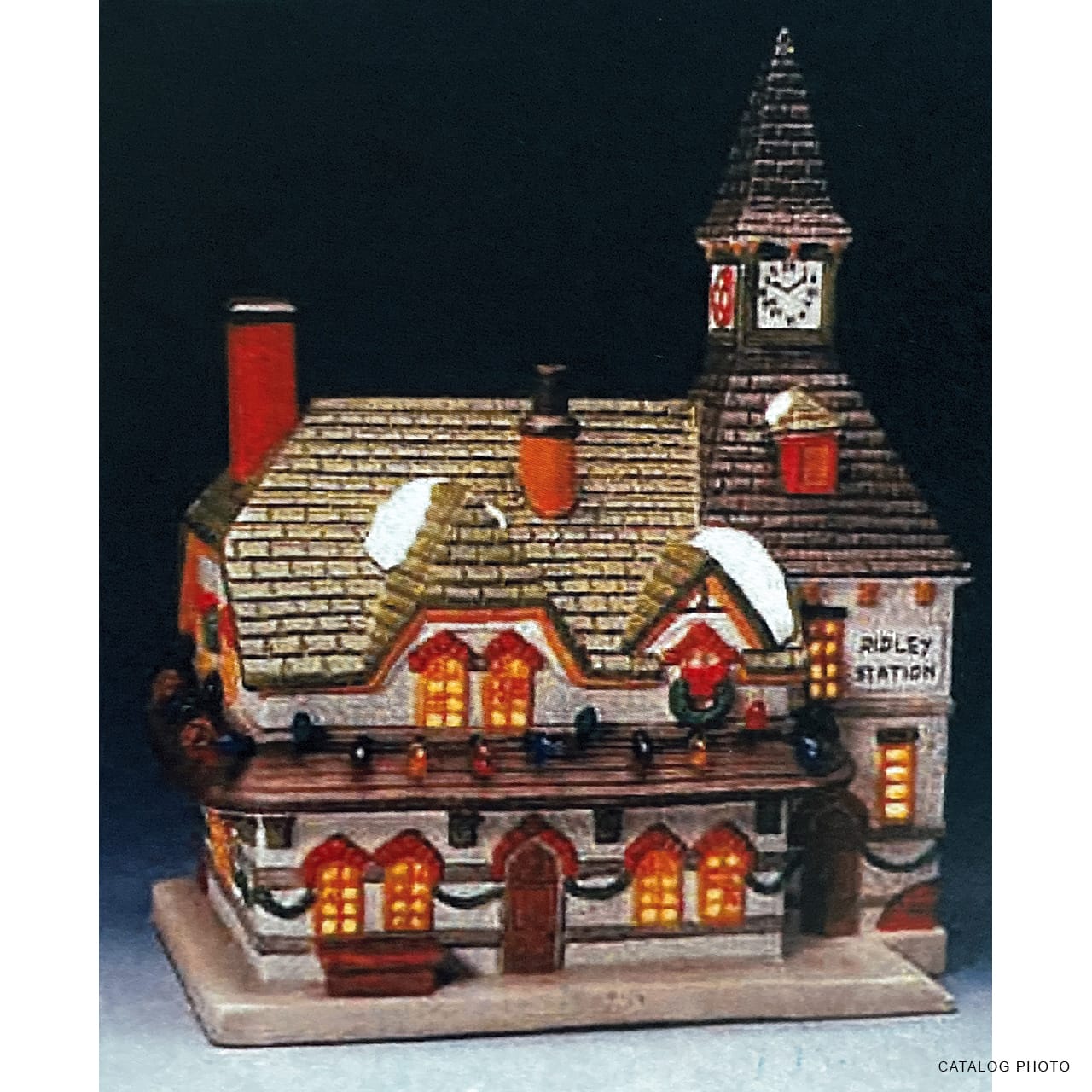 lemax-ridley-station-gare-miniature-de-village-de-collection image 1