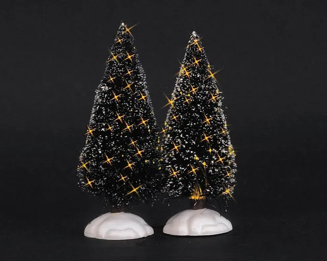 lemax-shimmering-bristle-tree-small-petit-sapin-scintillant image 1