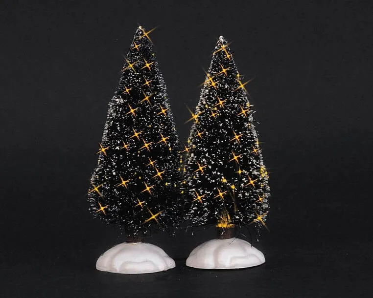 lemax-shimmering-bristle-tree-small-petit-sapin-scintillant image 1