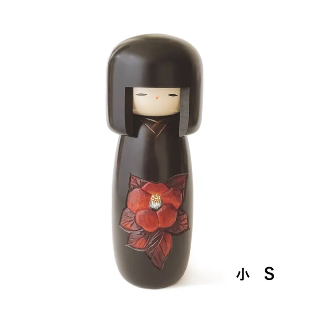 usaburo-kokeshi-yama-tsubaki-camellia-grande-kokeshi-26-31-cm image 1