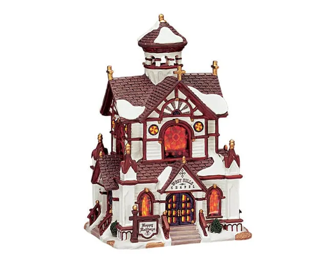 lemax-west-hills-chapel-chapelle-de-no-l-miniature image 1
