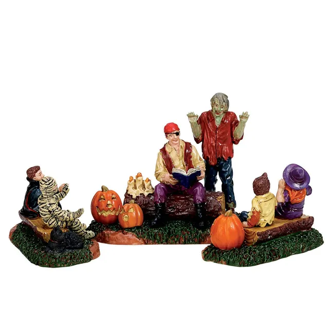 lemax-storytime-scares-set-of-3-lot-3-figurines-halloween-spooky-town image 1