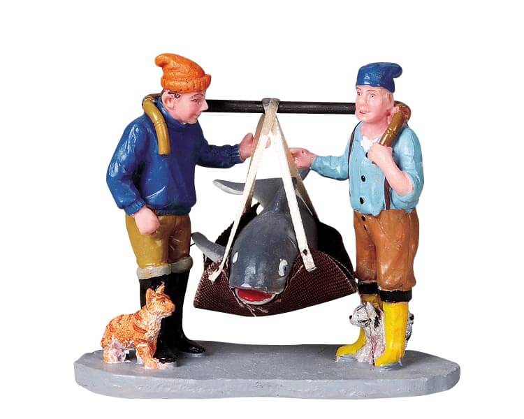 lemax-big-fish-figurine-miniature-de-collection-village image 1