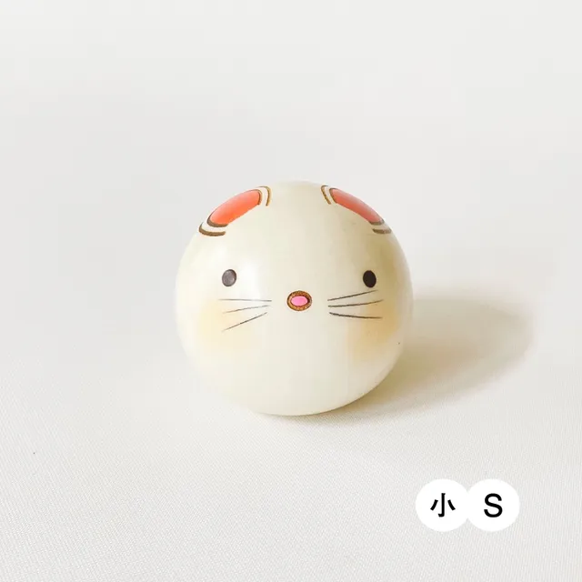 usaburo-kokeshi-yurakoro-souris-figurine-animal-ronde image 1
