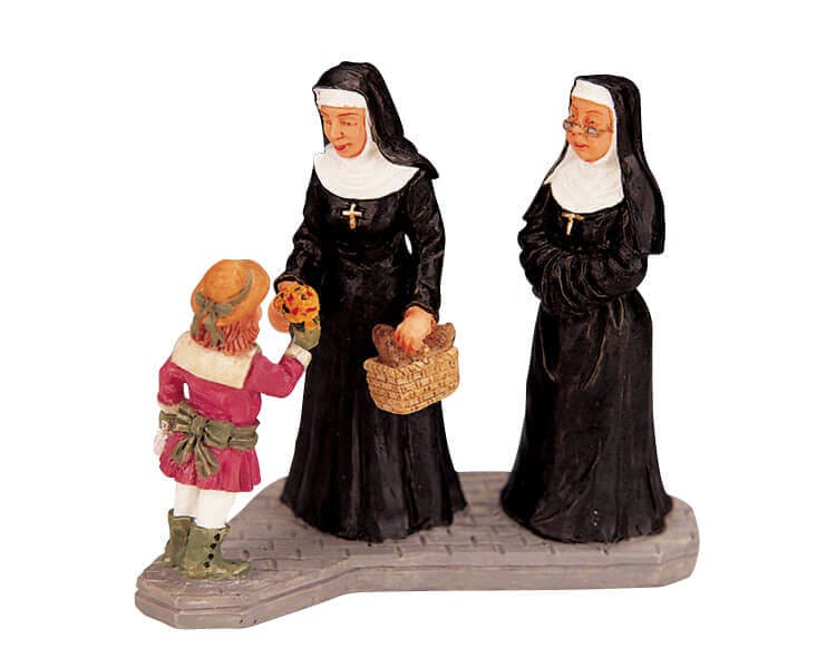 lemax-flowers-for-sister-figurine-miniature-fleurs image 1