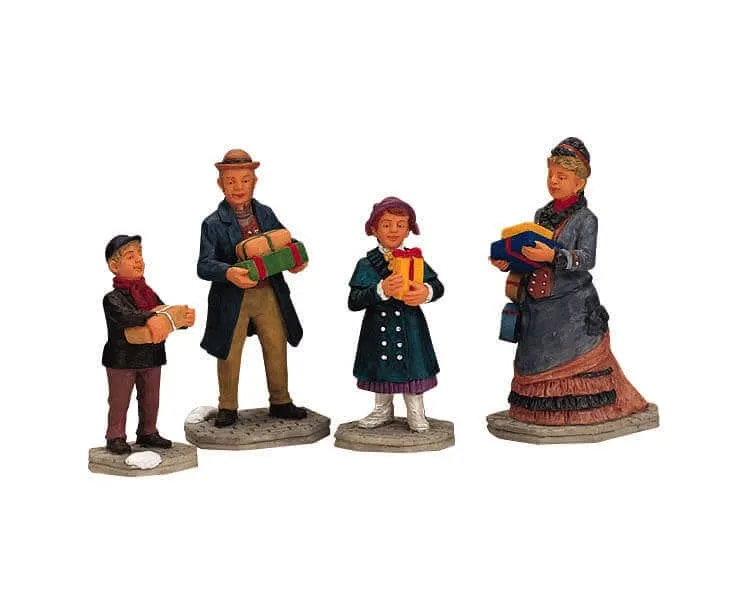lemax-shopping-family-figurine-village-de-no-l-famille-en-courses image 1