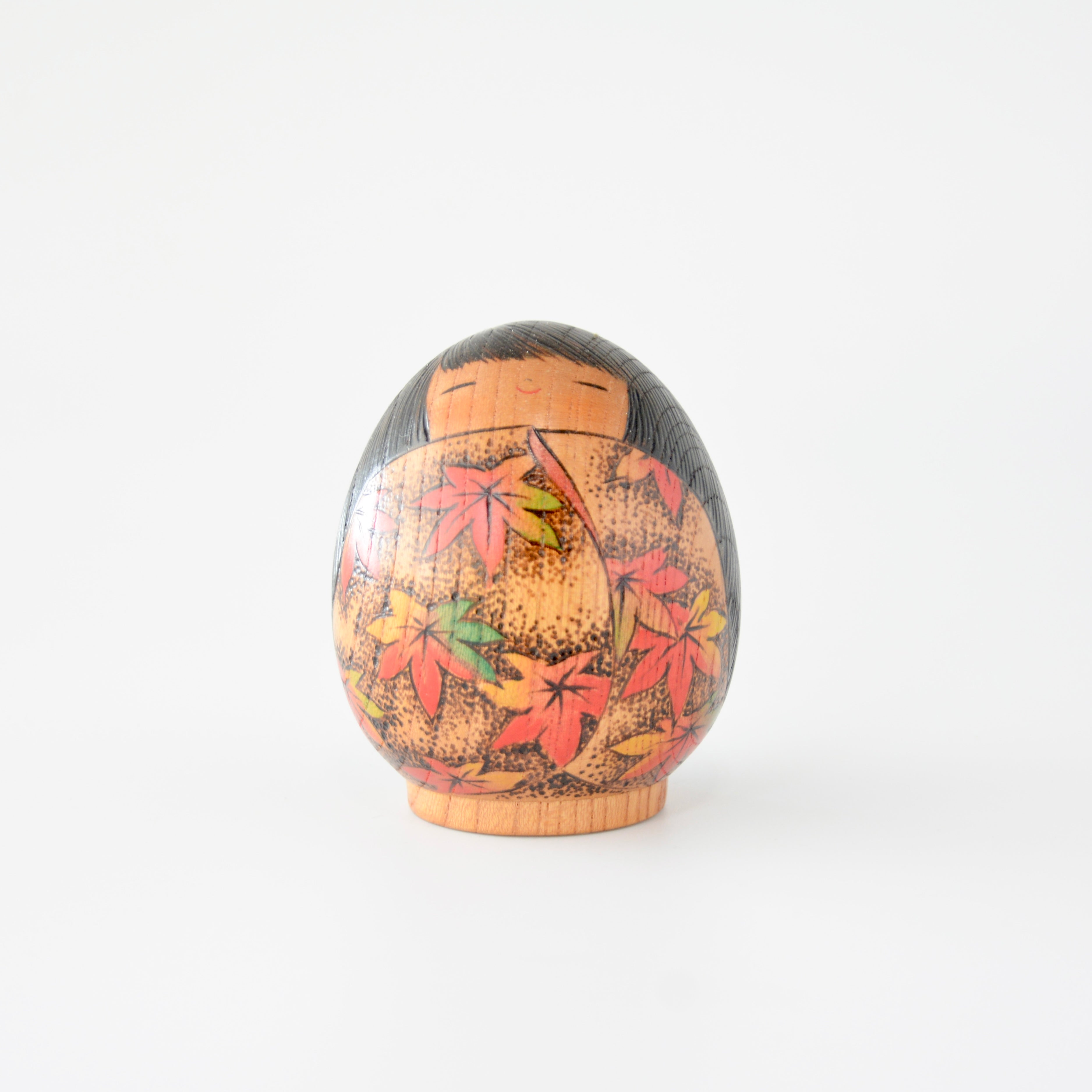 usaburo-kokeshi-aki-autumn-par-yuji-okamoto-figurine-yura-koro-artisanale-dition image 2